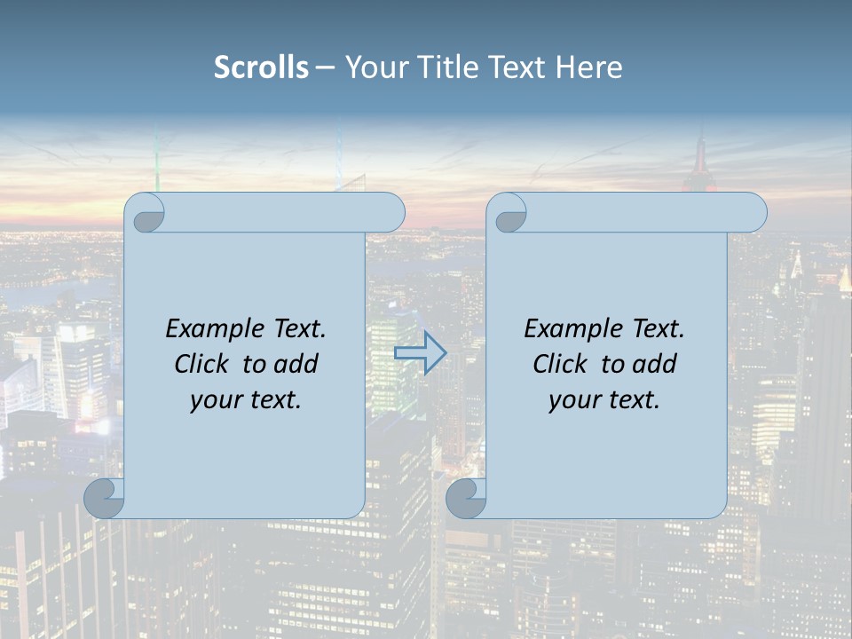 Penthouse Sunset New PowerPoint Template