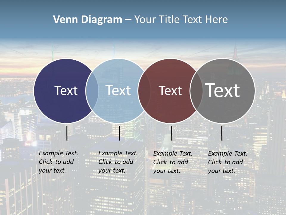 Penthouse Sunset New PowerPoint Template