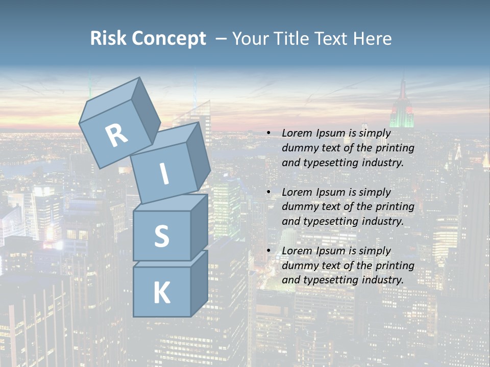 Penthouse Sunset New PowerPoint Template