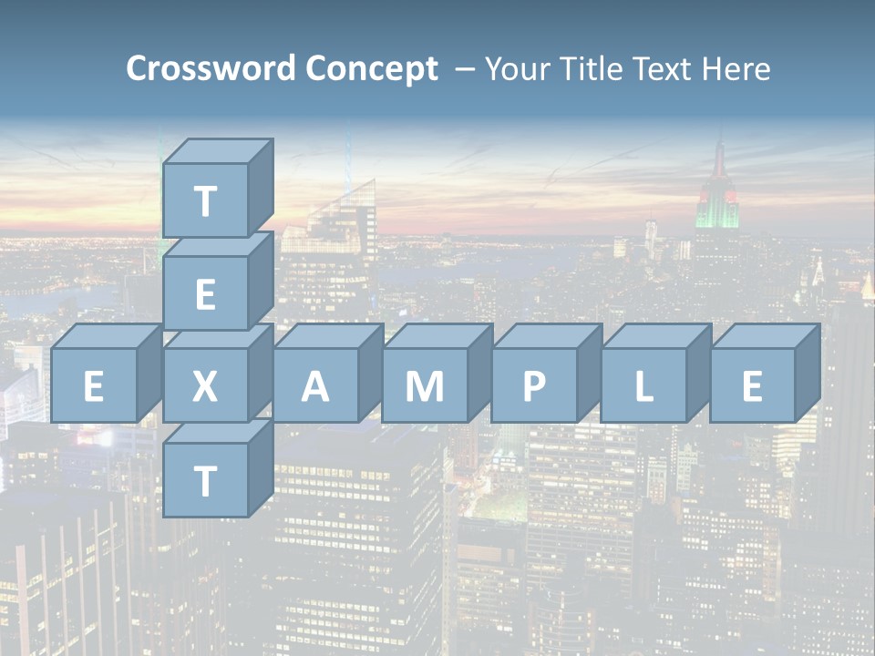 Penthouse Sunset New PowerPoint Template