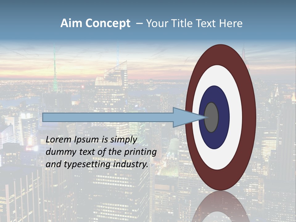 Penthouse Sunset New PowerPoint Template