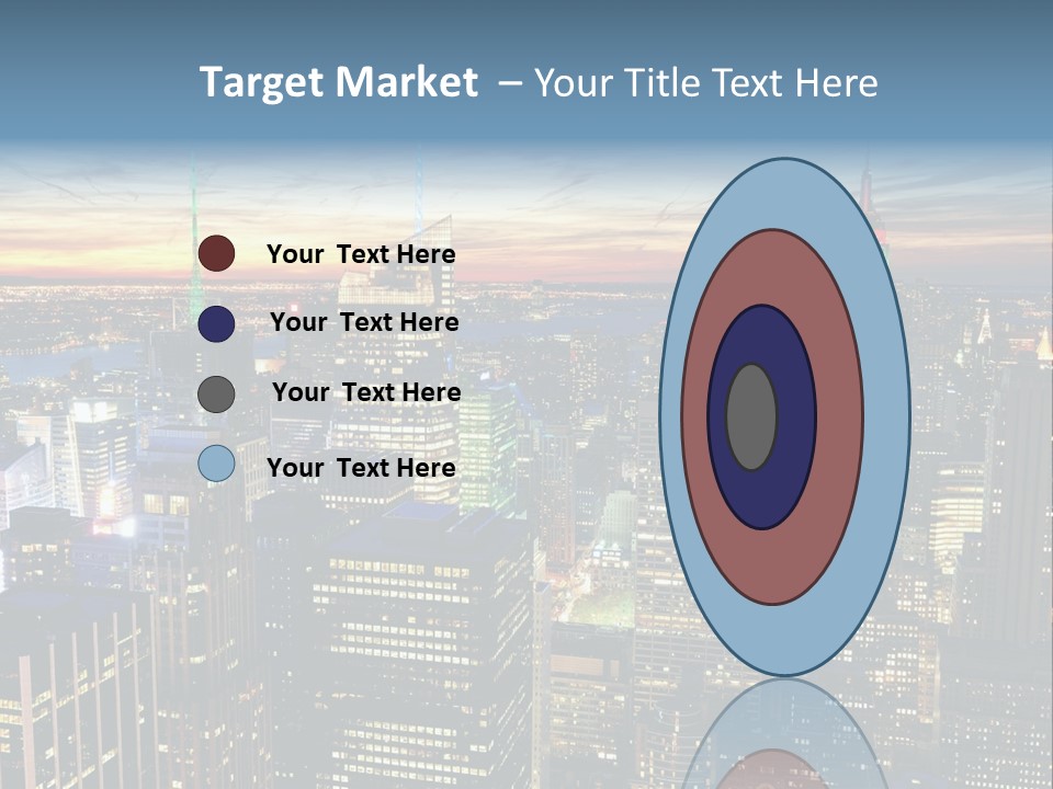 Penthouse Sunset New PowerPoint Template