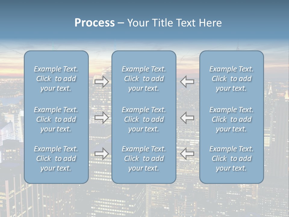 Penthouse Sunset New PowerPoint Template