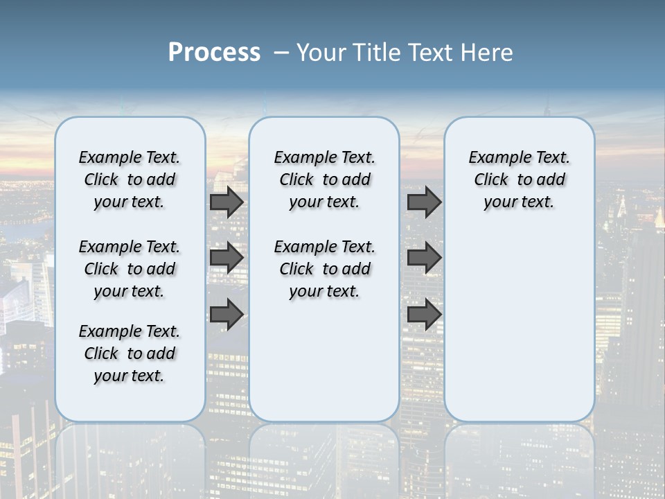 Penthouse Sunset New PowerPoint Template