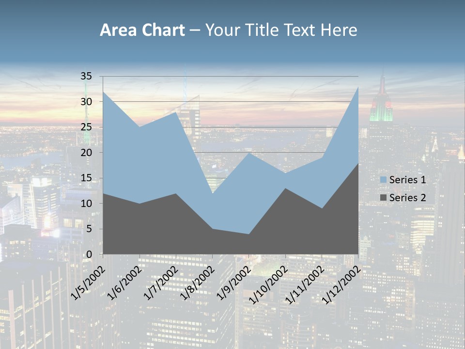 Penthouse Sunset New PowerPoint Template