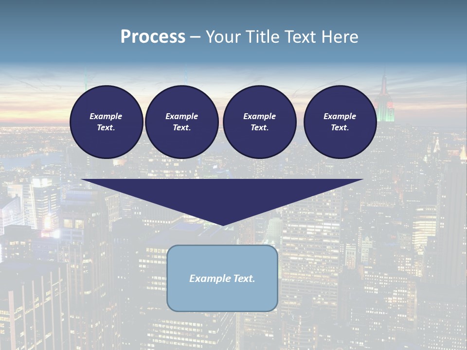 Penthouse Sunset New PowerPoint Template