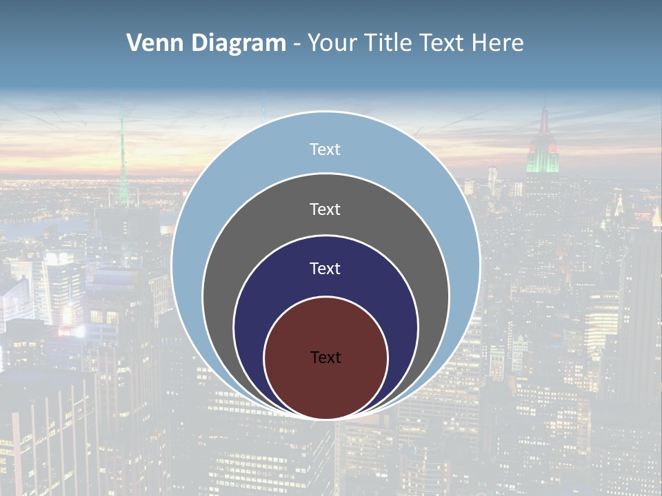 Penthouse Sunset New PowerPoint Template