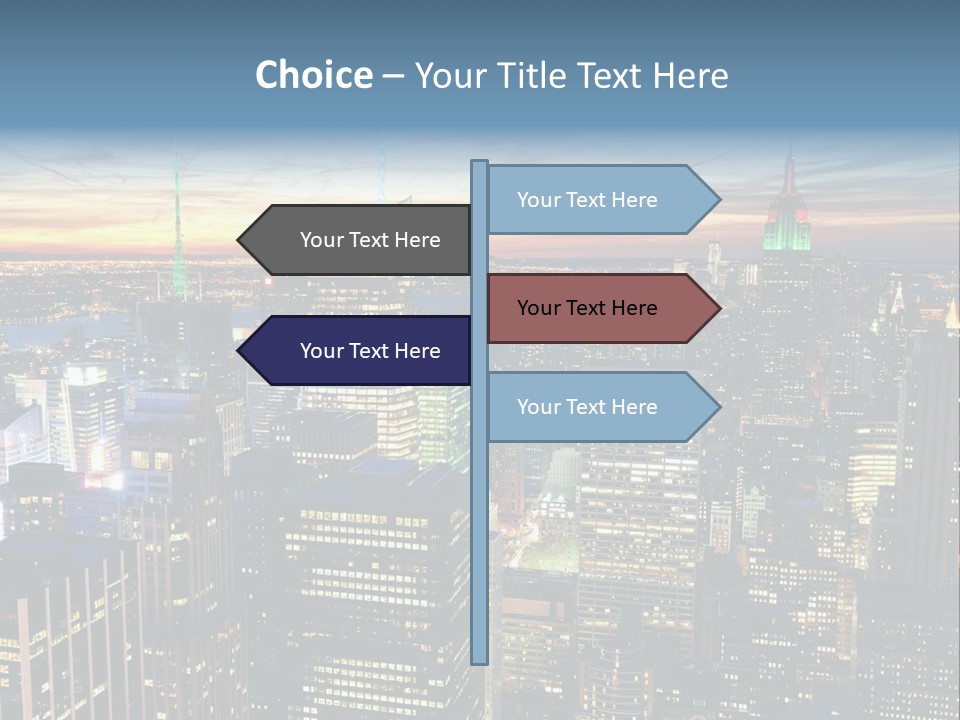 Penthouse Sunset New PowerPoint Template