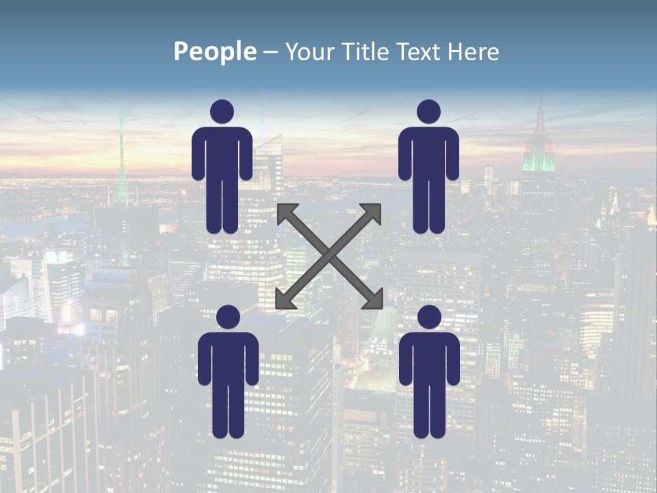 Penthouse Sunset New PowerPoint Template