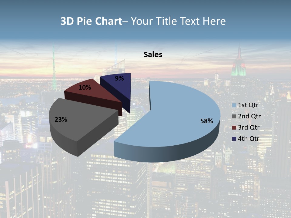 Penthouse Sunset New PowerPoint Template