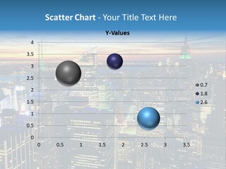 Scene Twilight New York PowerPoint Template