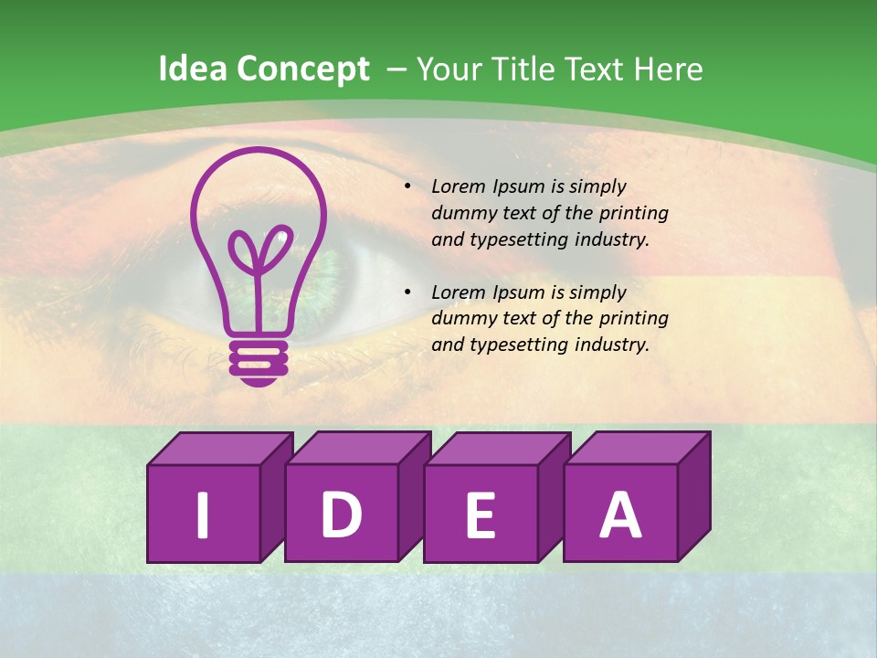 Sexuality Red Skin PowerPoint Template