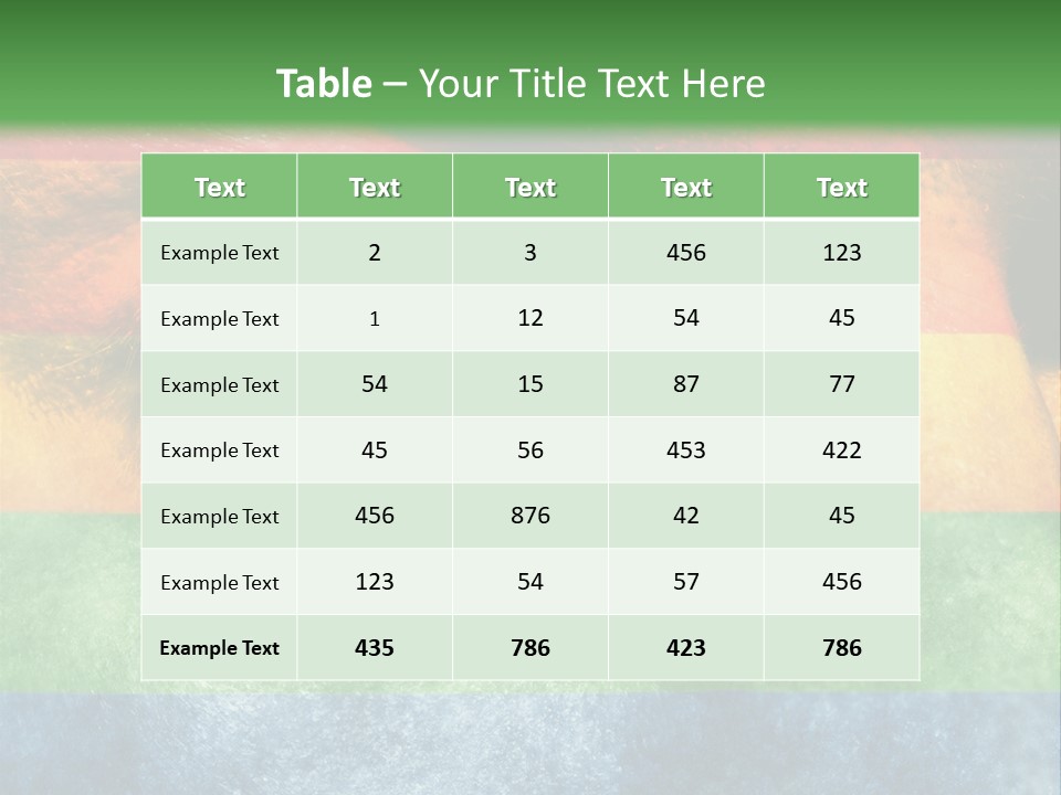 Face Paint Red Movement PowerPoint Template