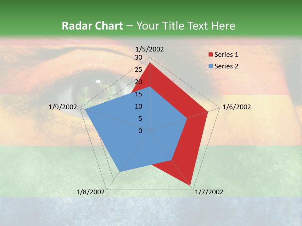 Face Paint Red Movement PowerPoint Template
