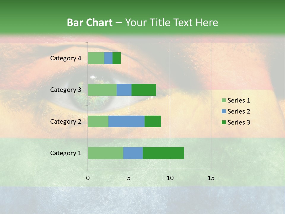 Face Paint Red Movement PowerPoint Template