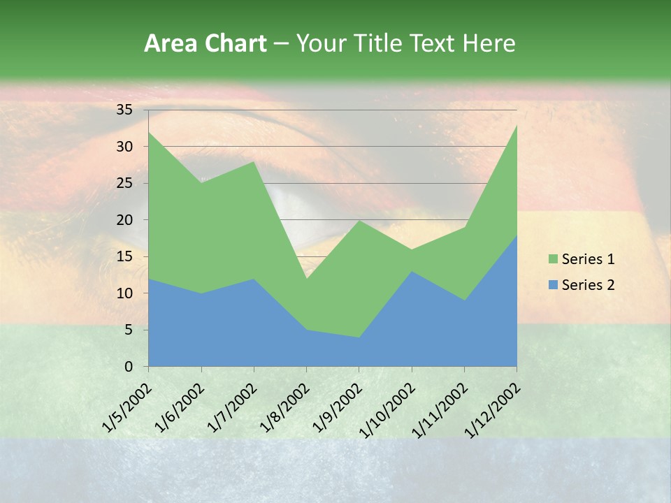 Face Paint Red Movement PowerPoint Template