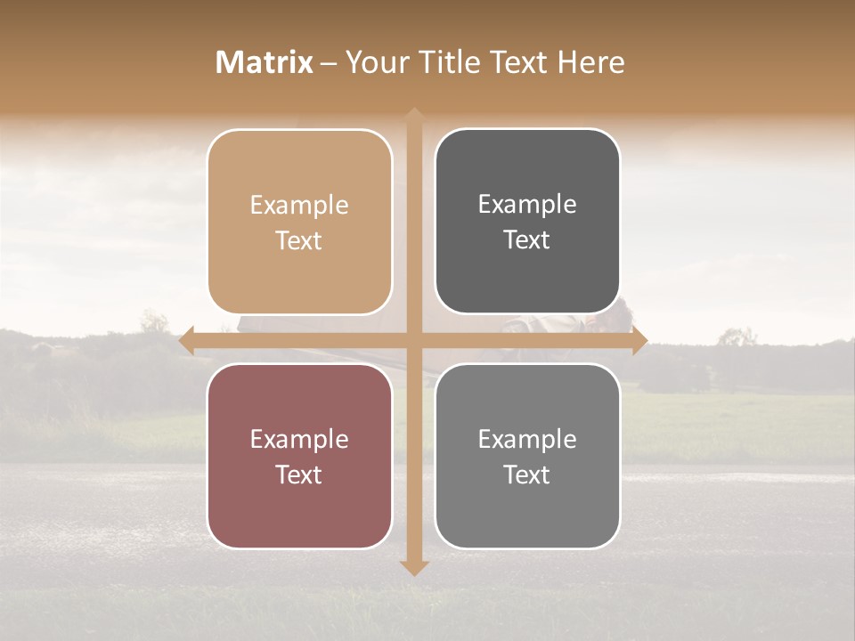 Grass Man Stress PowerPoint Template