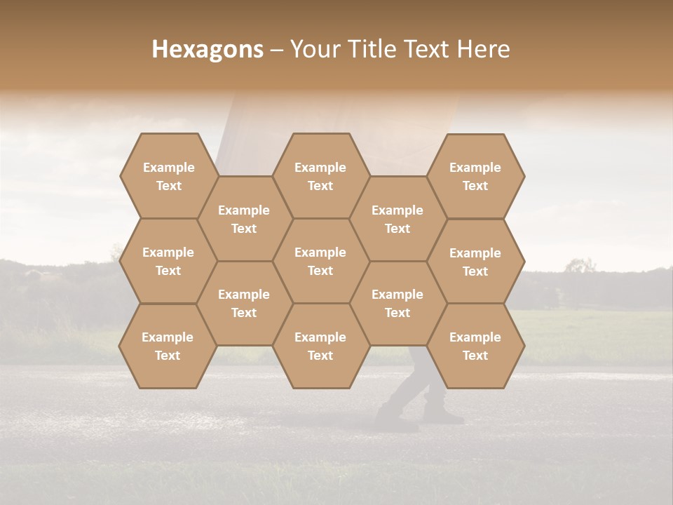 Grass Man Stress PowerPoint Template