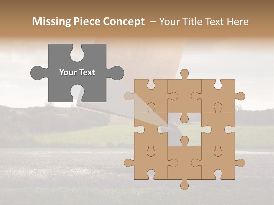 Grass Man Stress PowerPoint Template