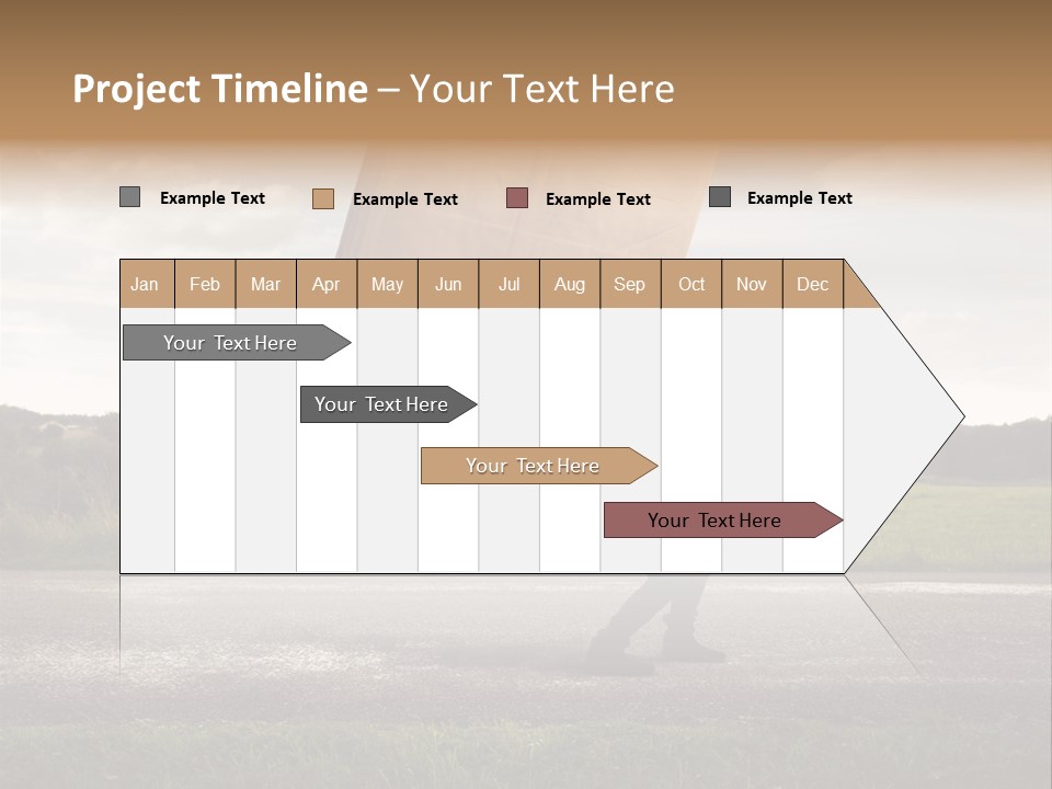 Grass Man Stress PowerPoint Template