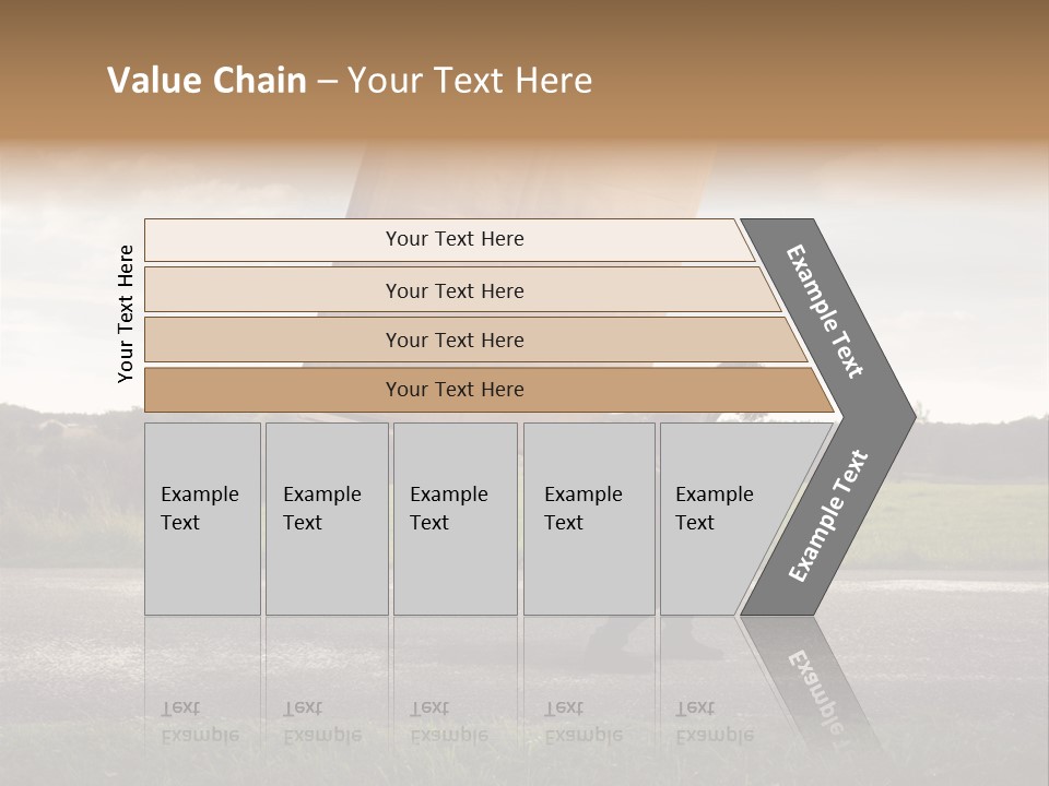 Grass Man Stress PowerPoint Template