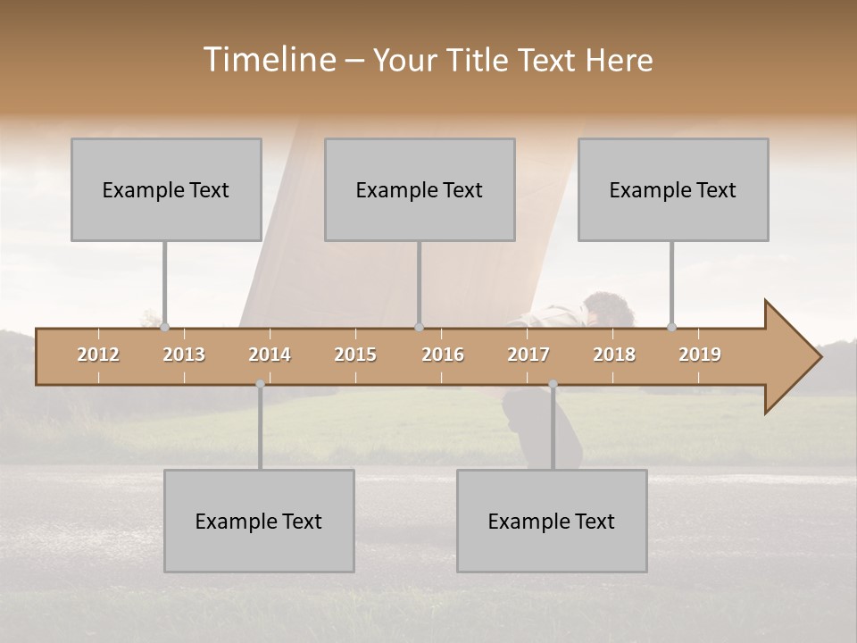 Grass Man Stress PowerPoint Template