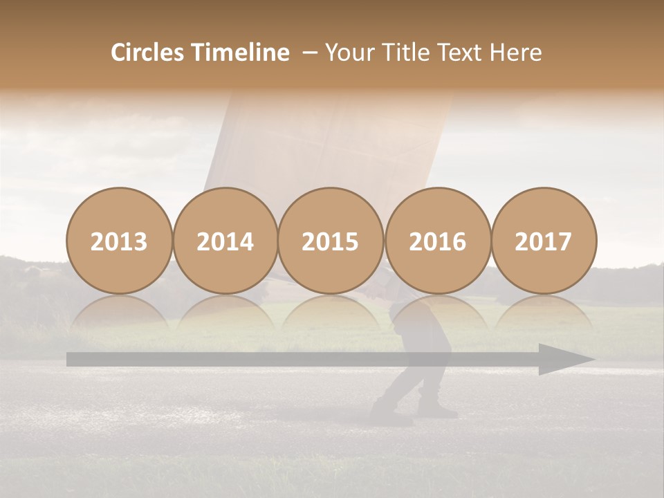 Grass Man Stress PowerPoint Template