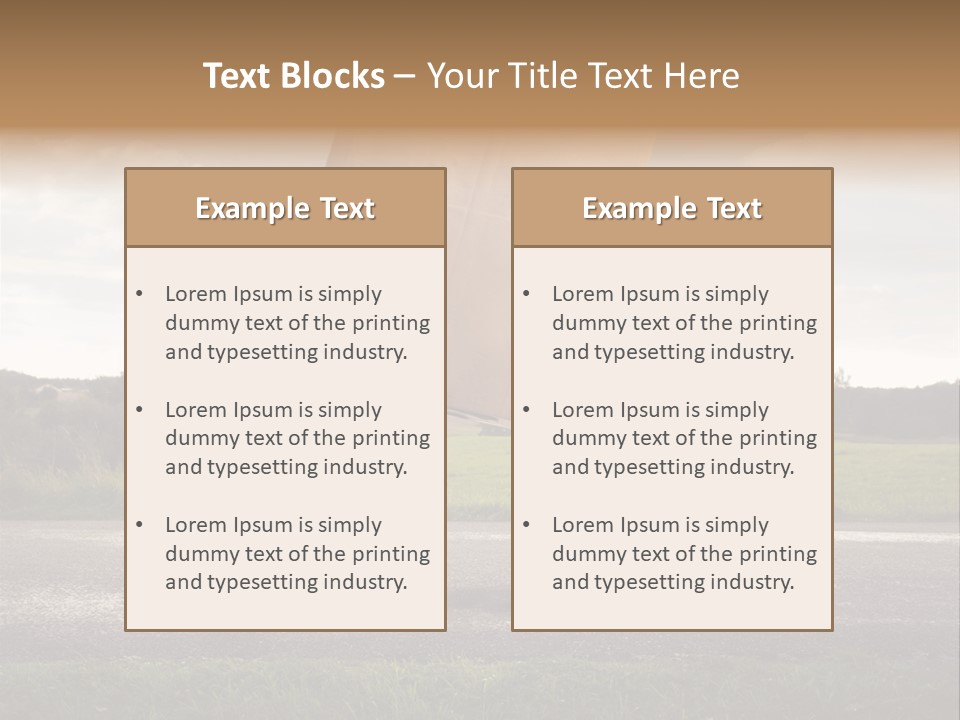 Grass Man Stress PowerPoint Template