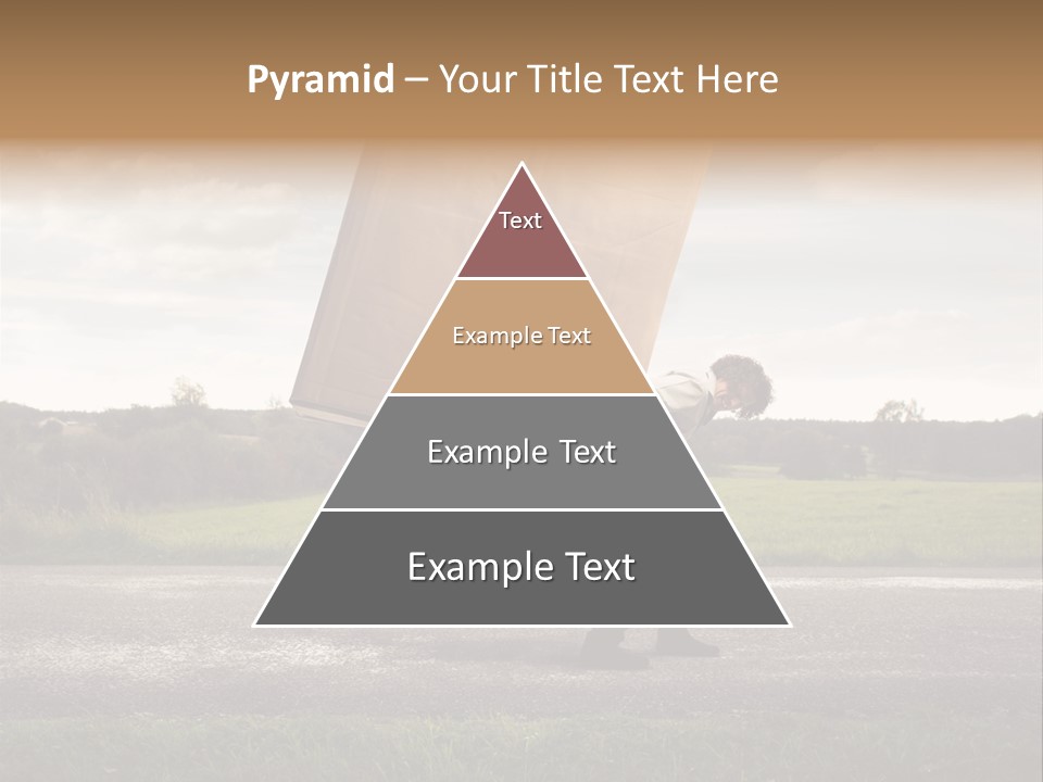 Grass Man Stress PowerPoint Template