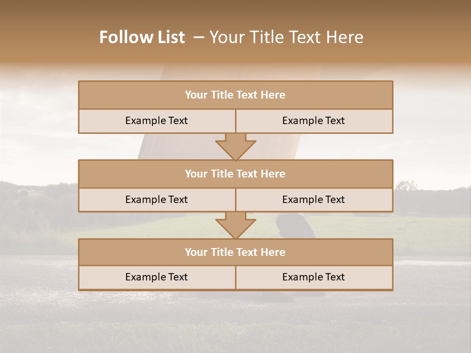 Grass Man Stress PowerPoint Template