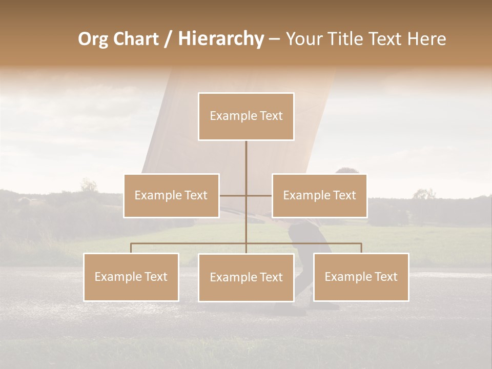Grass Man Stress PowerPoint Template