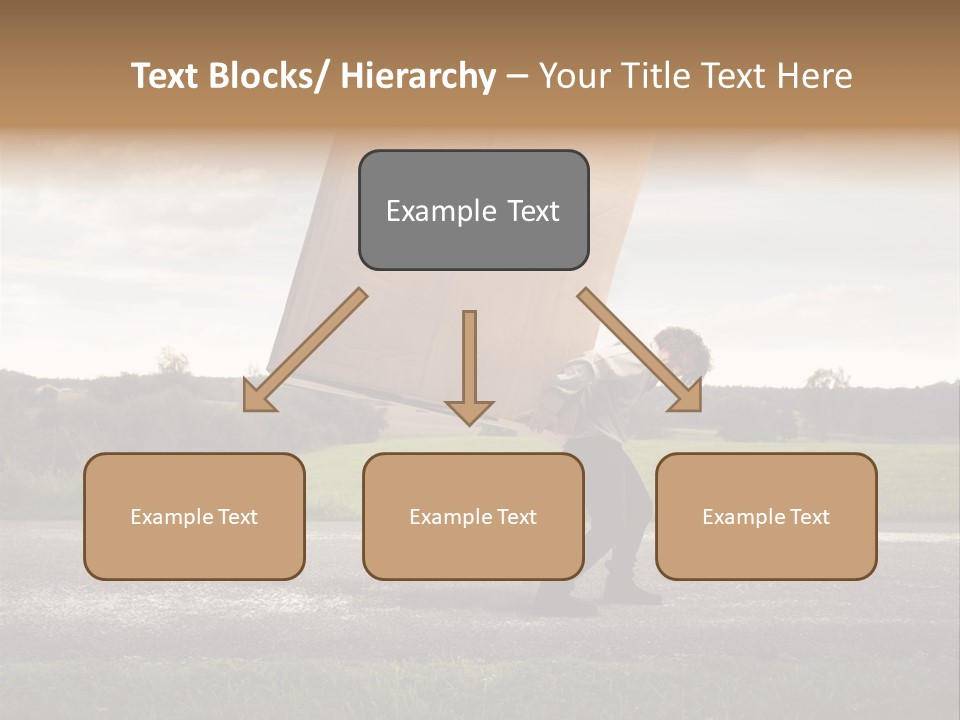 Grass Man Stress PowerPoint Template