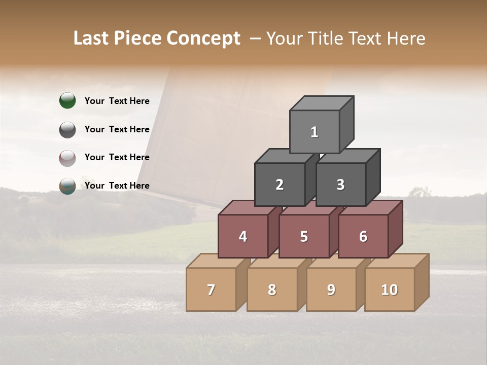 Grass Man Stress PowerPoint Template