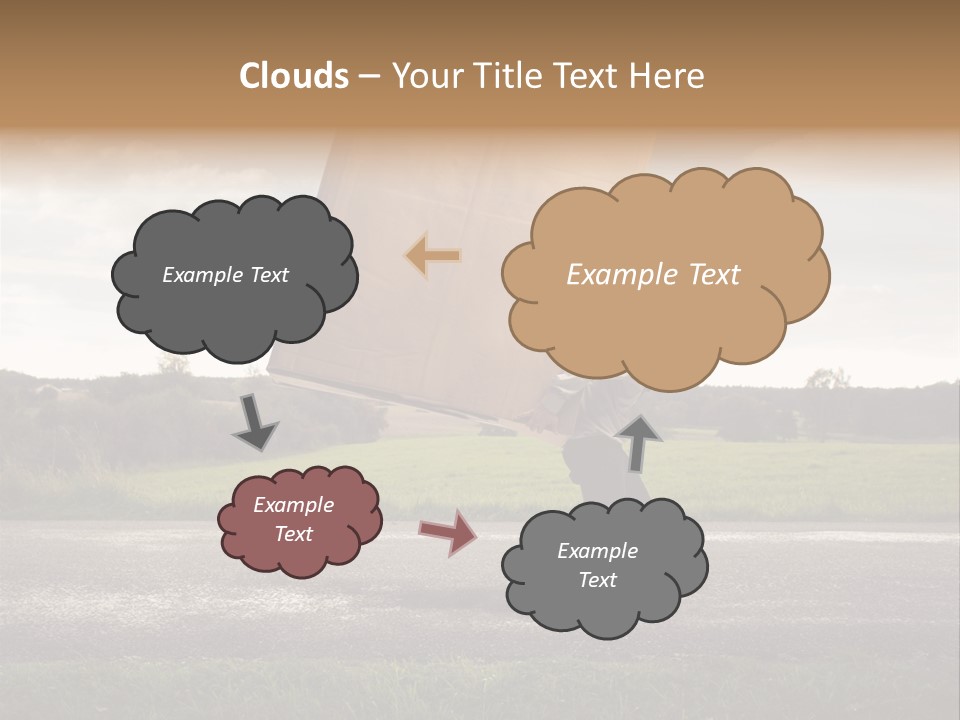 Grass Man Stress PowerPoint Template