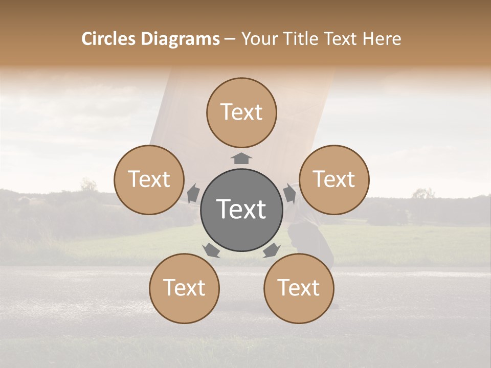 Grass Man Stress PowerPoint Template