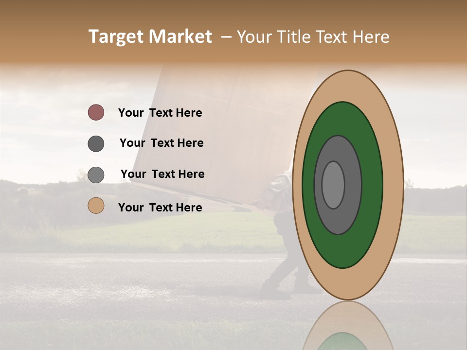 Grass Man Stress PowerPoint Template