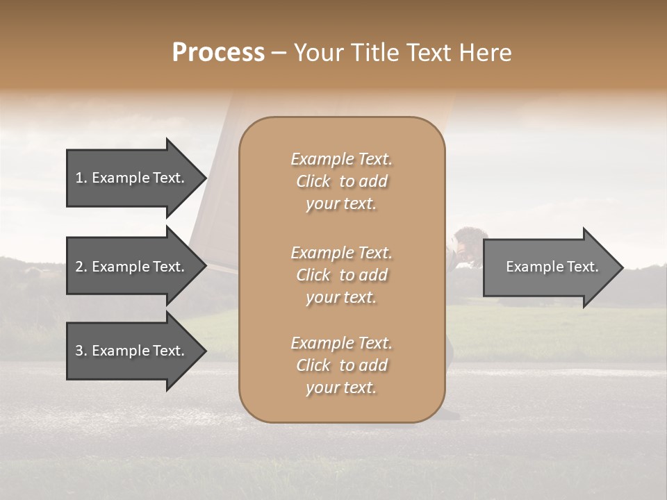 Grass Man Stress PowerPoint Template
