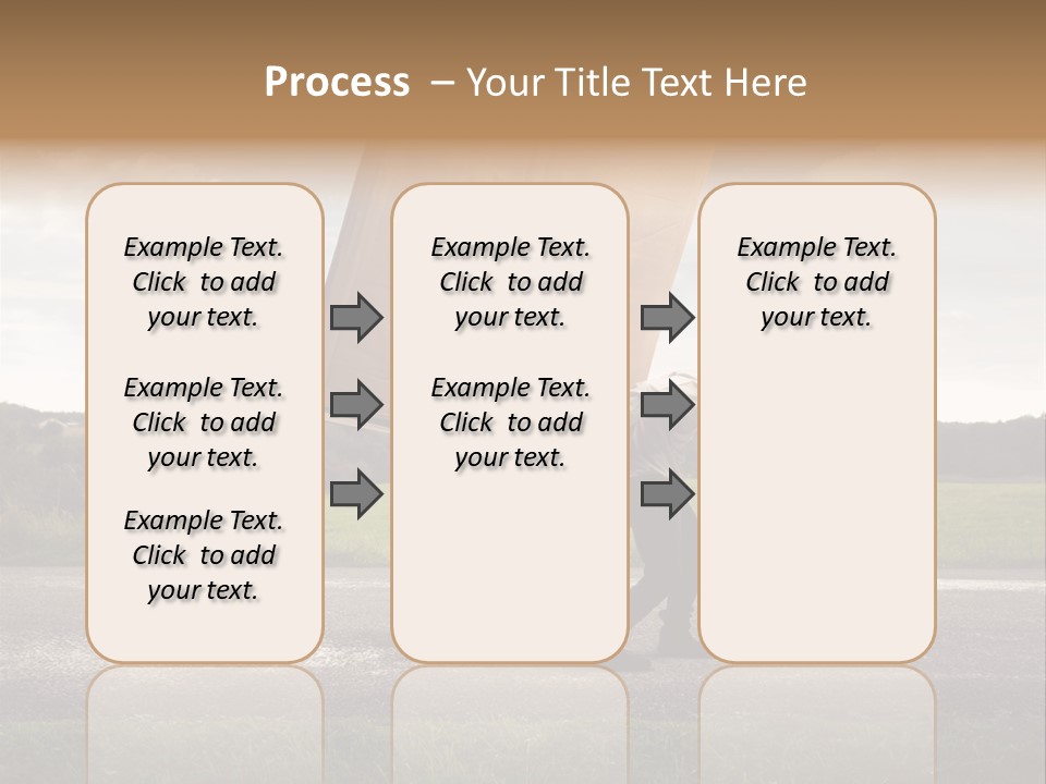 Grass Man Stress PowerPoint Template