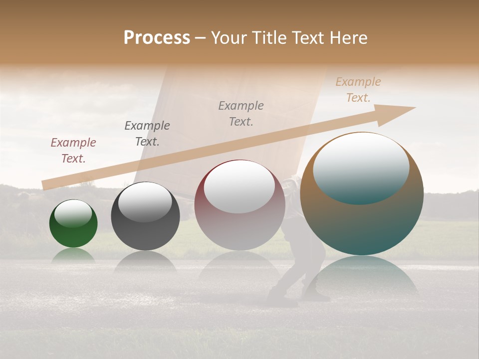 Grass Man Stress PowerPoint Template