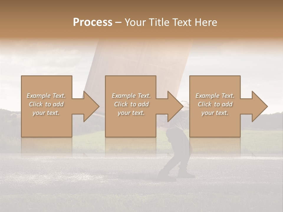 Grass Man Stress PowerPoint Template