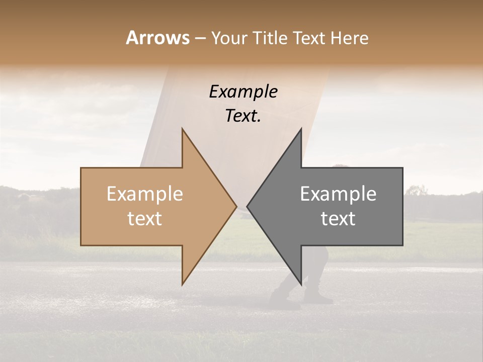Grass Man Stress PowerPoint Template
