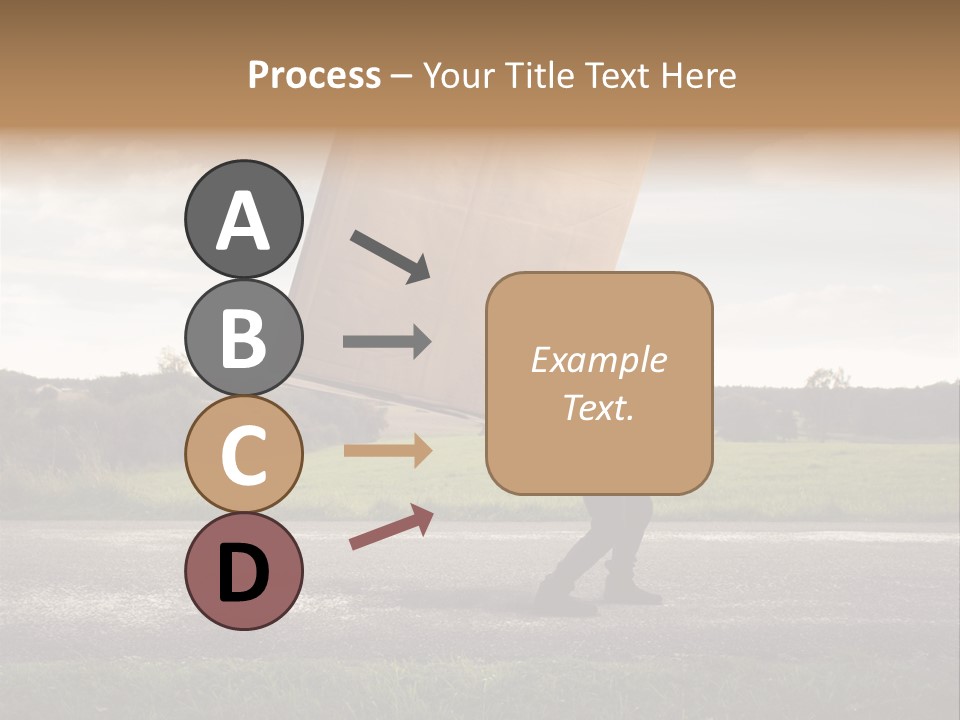 Grass Man Stress PowerPoint Template