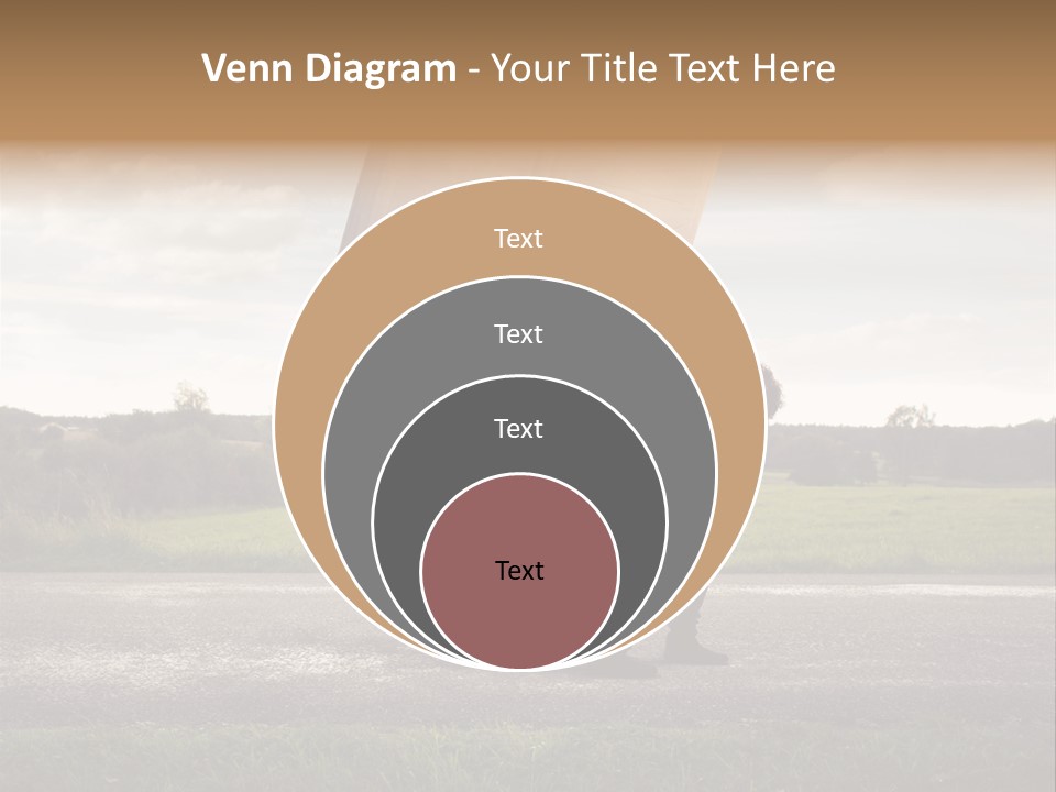Grass Man Stress PowerPoint Template