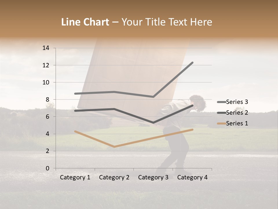 Grass Man Stress PowerPoint Template
