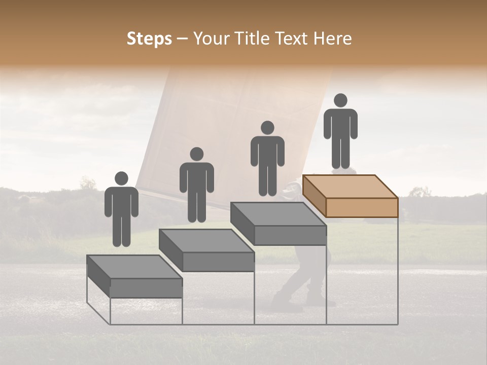 Grass Man Stress PowerPoint Template