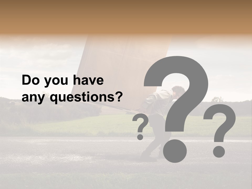 Grass Man Stress PowerPoint Template