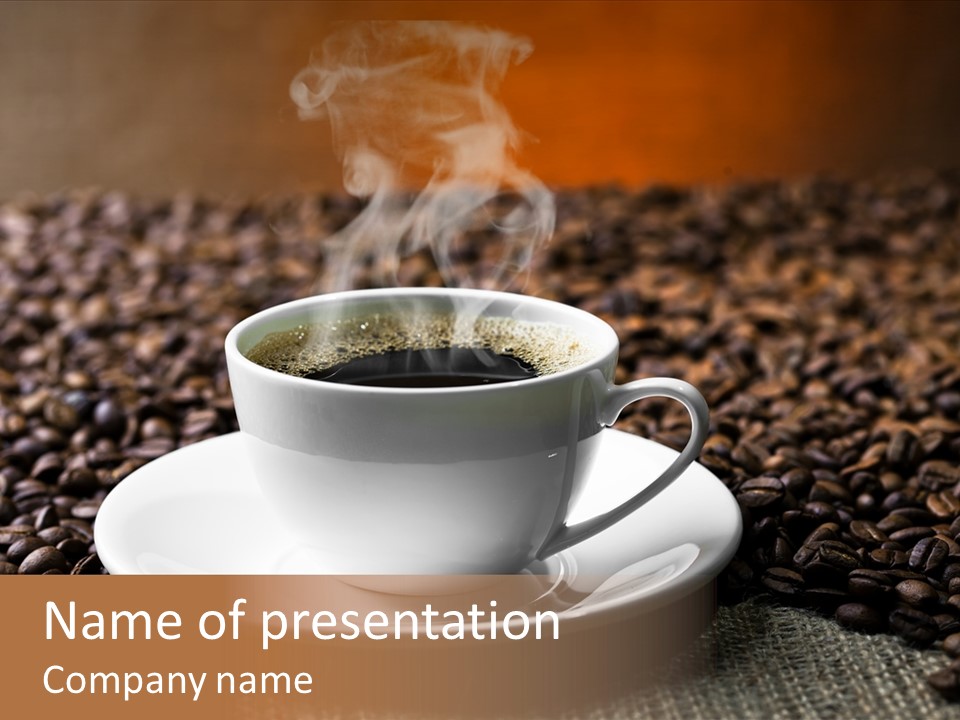 Brewed Aroma Beverage PowerPoint Template
