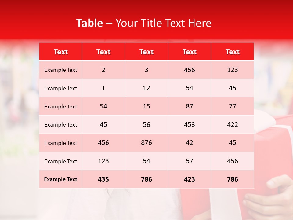 Xmas Enjoying Shopping PowerPoint Template