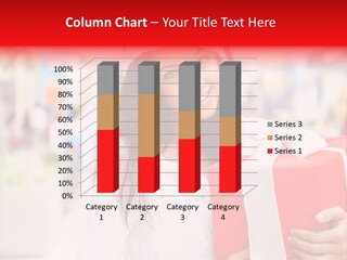 Xmas Enjoying Shopping PowerPoint Template