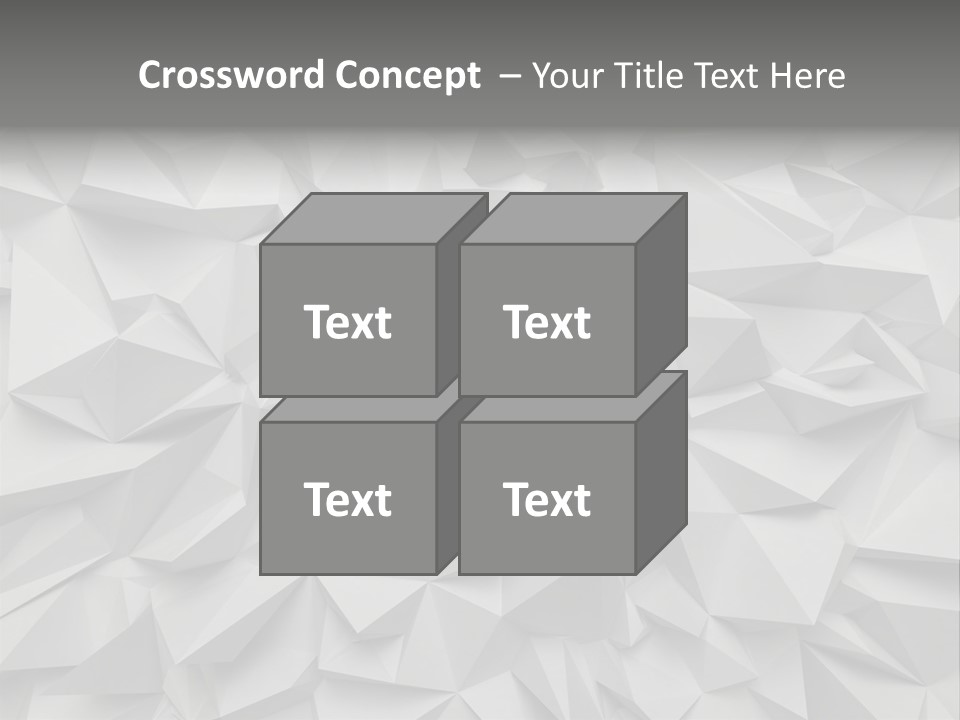 Construction Polygon Plastic PowerPoint Template